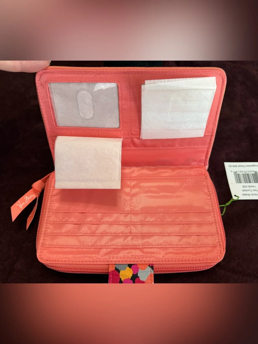 Vera Bradley Quilted Turnlock Wallet in Pixie Confetti